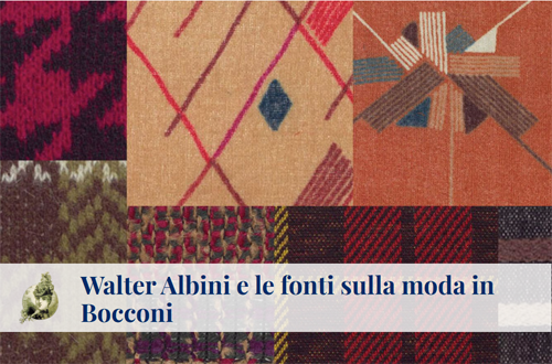 Walter Albini e le fonti sulla moda in Bocconi: nuova mostra virtuale online