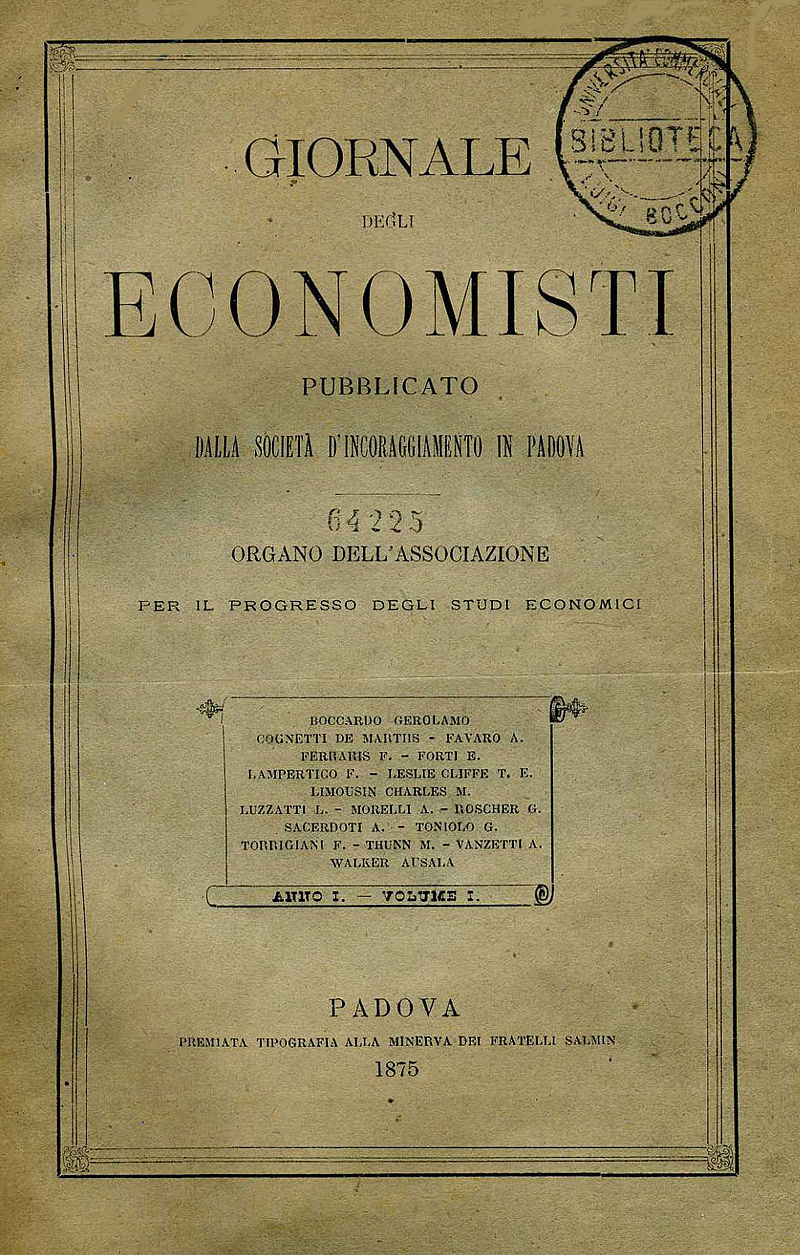 il giornale degli economisti